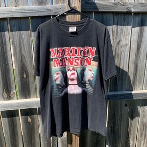 1996 Marilyn Manson Sweet Dreams Are Made Of This double sided single stitch.